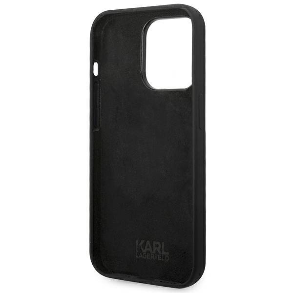 ETUI KARL LAGERFELD SILICONE DO IPHONE 14 PRO BLACK