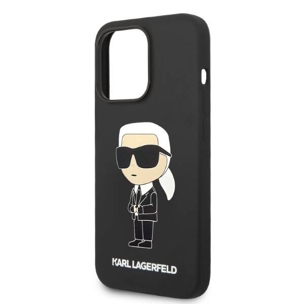 ETUI KARL LAGERFELD SILICONE DO IPHONE 14 PRO MAX BLACK