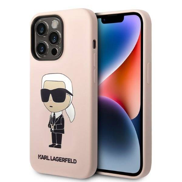 ETUI KARL LAGERFELD SILICONE DO IPHONE 14 PRO MAX MAGSAFE