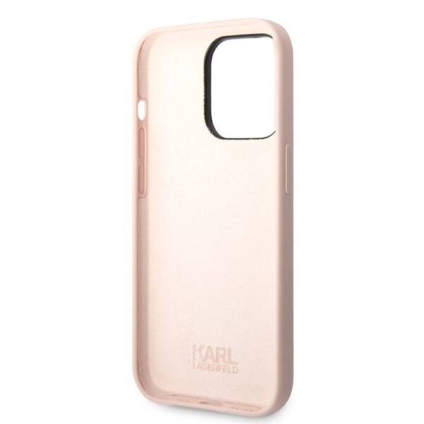 ETUI KARL LAGERFELD SILICONE DO IPHONE 14 PRO MAX PINK