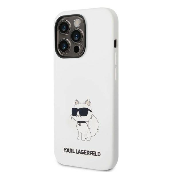 ETUI KARL LAGERFELD SILICONE MAGSAFE DO IPHONE 14 PRO WHITE