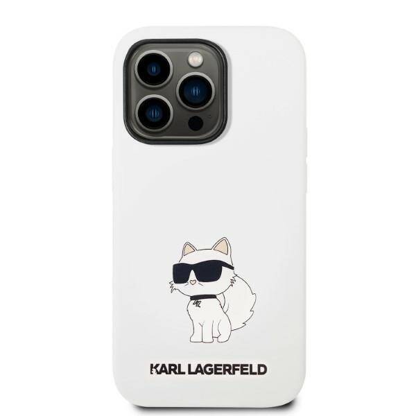 ETUI KARL LAGERFELD SILICONE MAGSAFE DO IPHONE 14 PRO WHITE