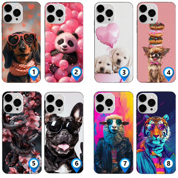 ETUI LEO ZWIERZĘTA ANIMALS RÓŻNE WZORY CASE OBUDOWA AKRYL do IPHONE 12 PRO