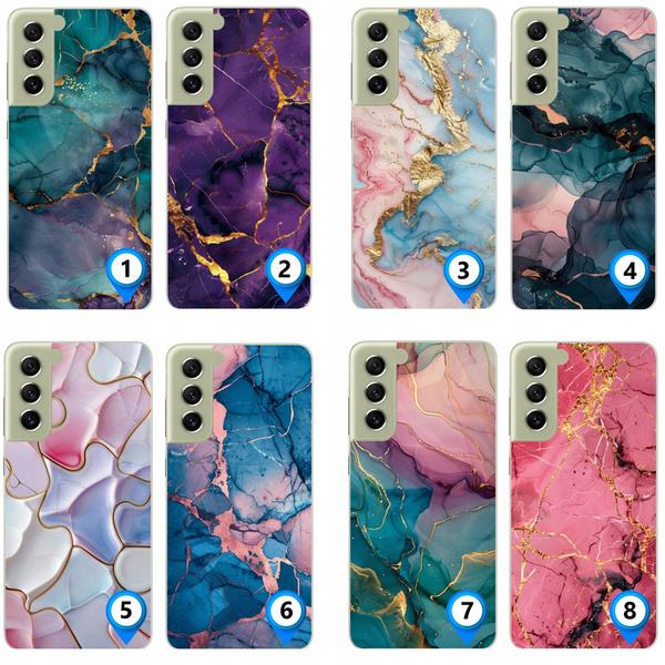 ETUI MARMUR MARBLE RÓŻNE WZORY CASE OBUDOWA AKRYL do GALAXY S22 5G