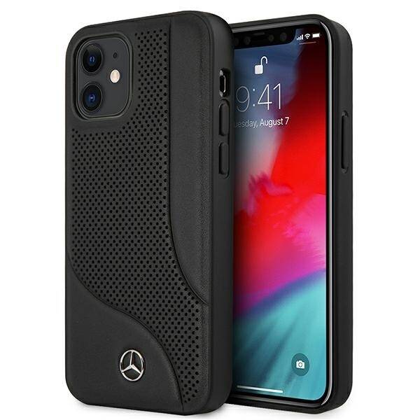 ETUI MERCEDES-BENZ PERFORATED AREA do IPHONE 12 MINI