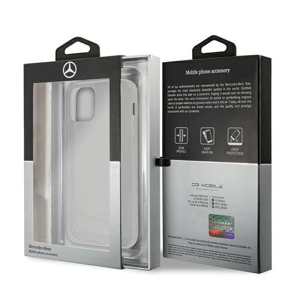 ETUI MERCEDES-BENZ TRANSPARENT LINE do IPHONE 12 / 12 PRO