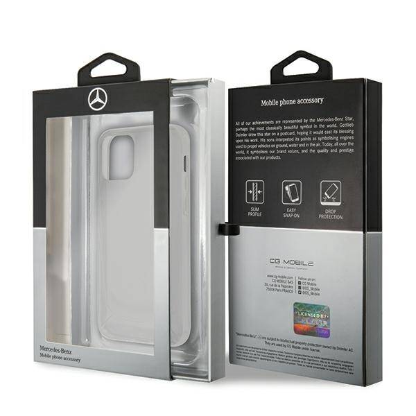 ETUI MERCEDES-BENZ TRANSPARENT LINE do IPHONE 12 MINI