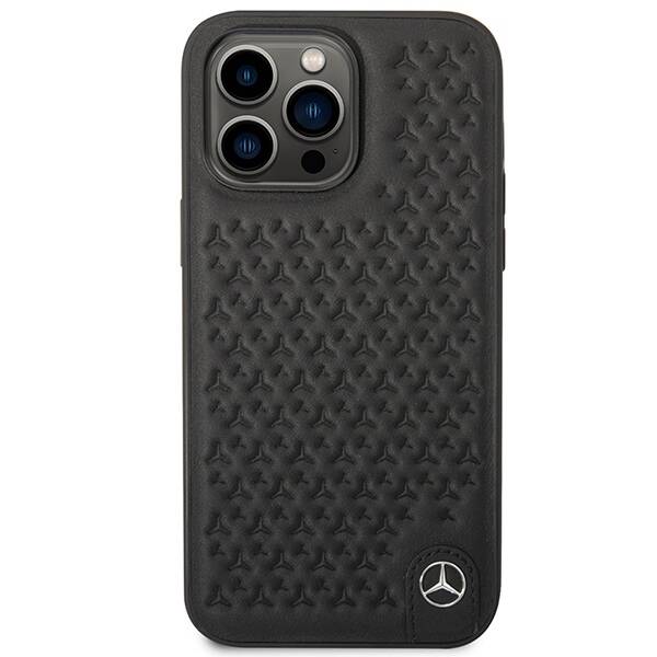 ETUI MERCEDES LEATHER STARS PATTERN DO IPHONE 14 PRO MAX