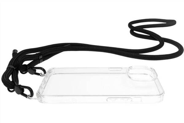 ETUI MOBILE ORIGIN DO IPHONE 15 ZE SMYCZĄ MAGSAFE CLEAR