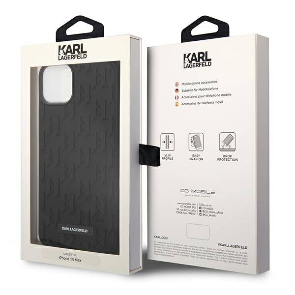 ETUI MONOGRAM KARL LAGERFELD DO IPHONE 14 PLUS / 15 PLUS BLACK