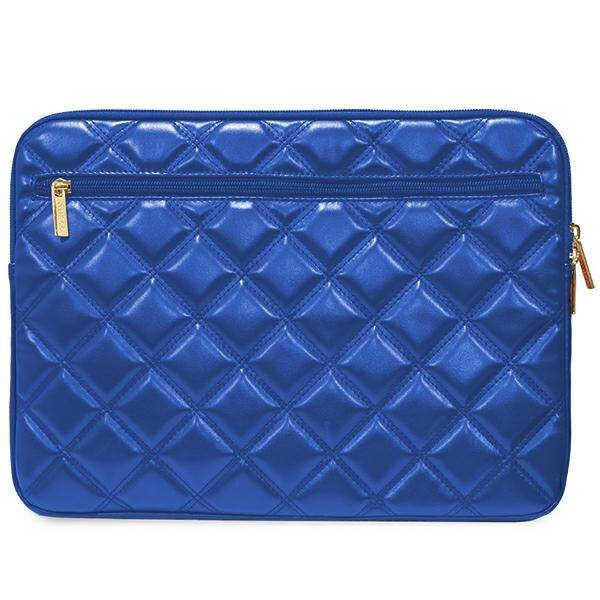 ETUI NA LAPTOPA DO 14" GUESS SLEEVE QUILTED 4G NIEBIESKIE