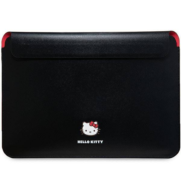 ETUI NA LAPTOPA DO 14" HELLO KITTY SLEEVE PU METAL LOGO CZARNE