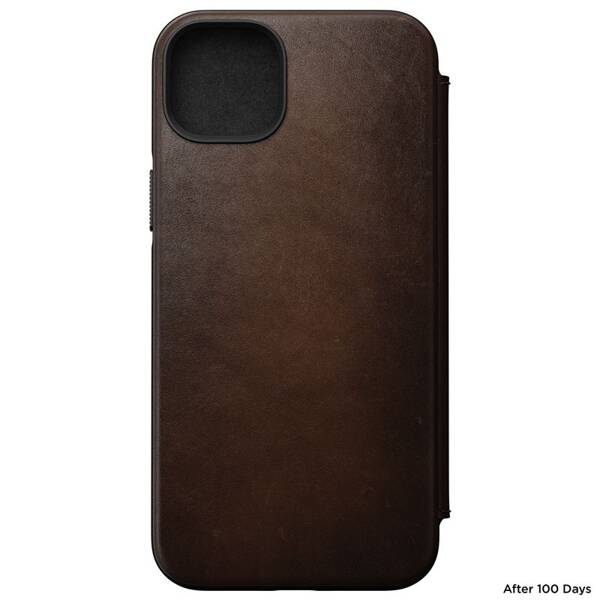 ETUI NOMAD DO IPHONE 14 PLUS MAGSAFE ZE SKÓRY BROWN