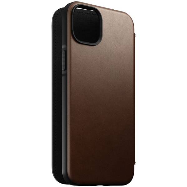 ETUI NOMAD DO IPHONE 14 PLUS MAGSAFE ZE SKÓRY BROWN