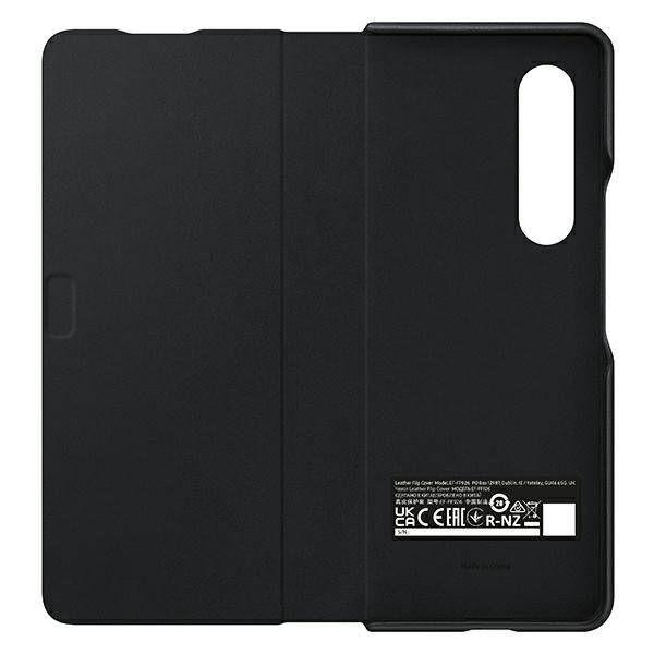 ETUI SAMSUNG DO GALAXY Z FOLD 3 LEATHER COVER BLACK