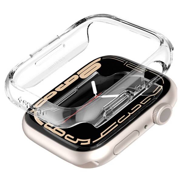 ETUI SILIKONOWE do APPLE WATCH 9 41 mm SPIGEN THIN FIT