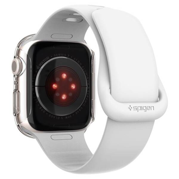 ETUI SILIKONOWE do APPLE WATCH 9 41 mm SPIGEN THIN FIT