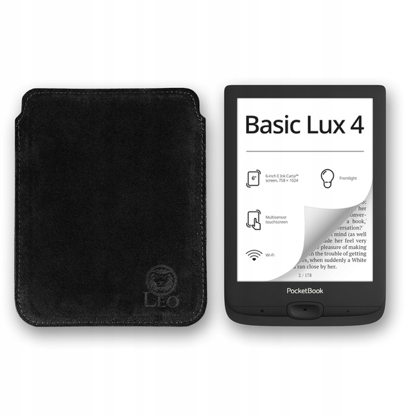 ETUI SKÓRZANE LEO MASTER NA CZYTNIK EBOOK do POCKETBOOK BASIC LUX 4 