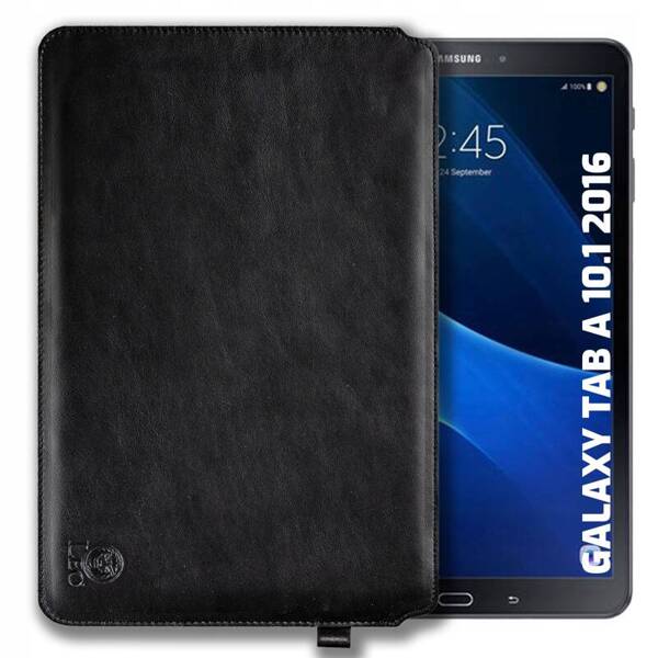 ETUI SKÓRZANE LEO MASTER NA TABLET do GALAXY TAB A 10.1 2016 CZARNE