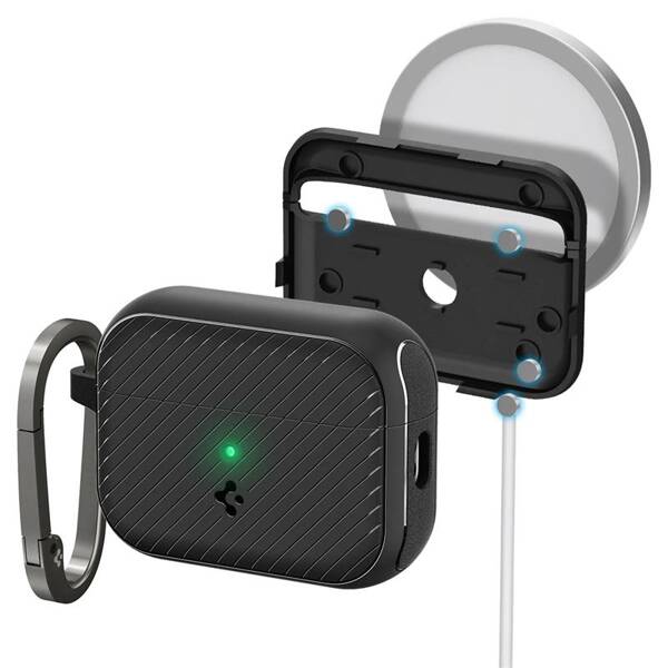 ETUI SPIGEN DO AIRPODS PRO 2 MAG ARMOR MAGSAFE BLACK