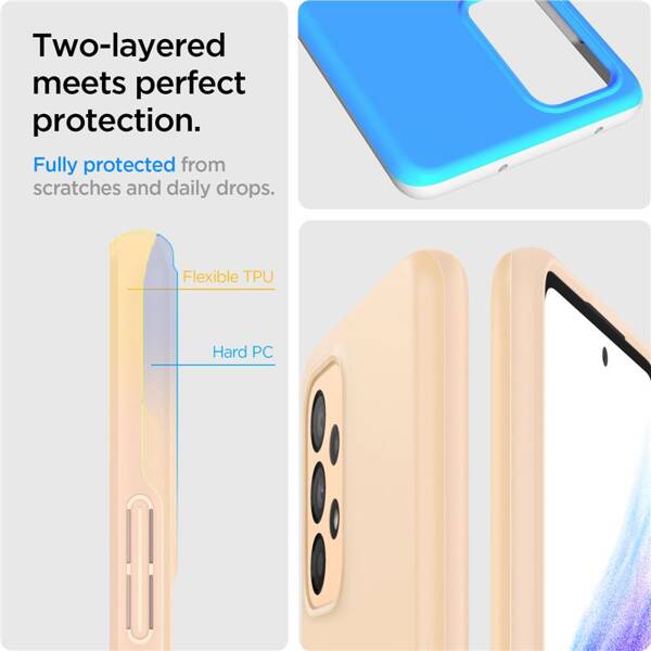 ETUI SPIGEN DO GALAXY A53 5G THIN FIT COTTON PEACH