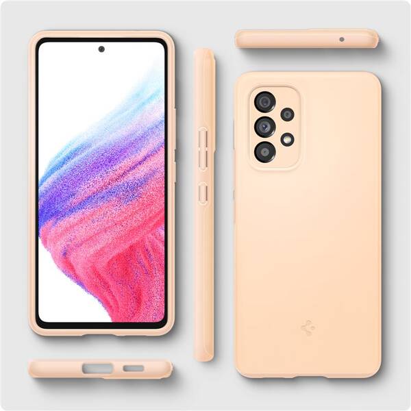 ETUI SPIGEN DO GALAXY A53 5G THIN FIT COTTON PEACH