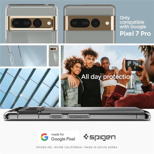 ETUI SPIGEN DO GOOGLE PIXEL 7 PRO ULTRA HYBRID CLEAR