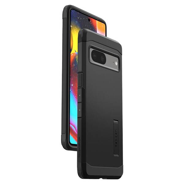 ETUI SPIGEN DO GOOGLE PIXEL 7 TOUGH ARMOR BLACK