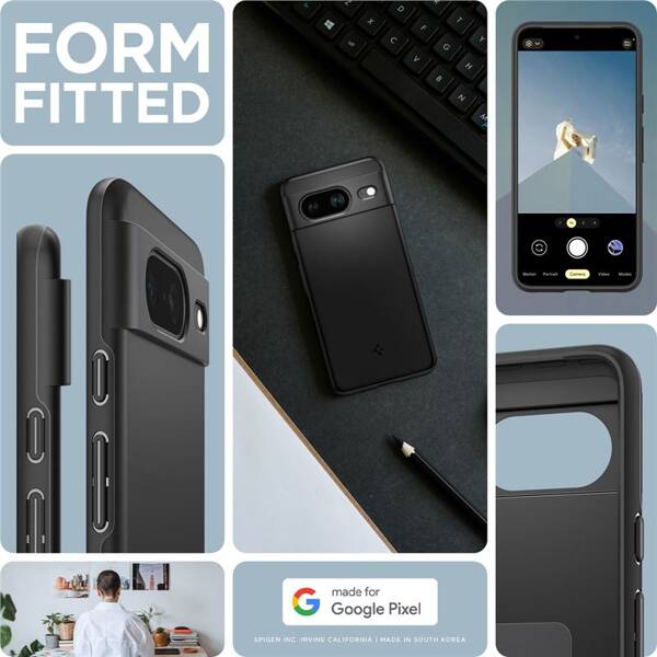 ETUI SPIGEN DO GOOGLE PIXEL 8 THIN FIT BLACK