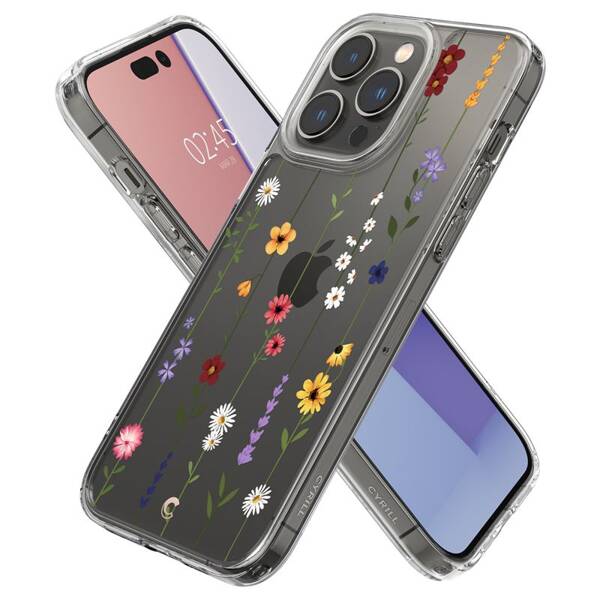 ETUI SPIGEN DO IPHONE 14 PRO CYRILL CECILE FLOWER GARDEN