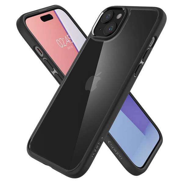 ETUI SPIGEN DO IPHONE 15 PLUS CRYSTAL HYBRID MATTE BLACK