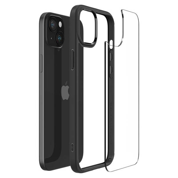 ETUI SPIGEN DO IPHONE 15 PLUS CRYSTAL HYBRID MATTE BLACK