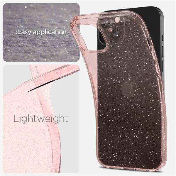 ETUI SPIGEN DO IPHONE 15 PLUS LIQUID CRYSTAL GLITTER ROSE QUARTZ