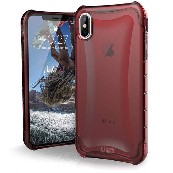 ETUI UAG PLYO IPHONE XS MAX - RED TRANSPARENT