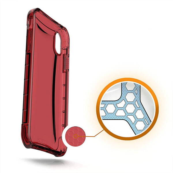 ETUI UAG PLYO IPHONE XS MAX - RED TRANSPARENT