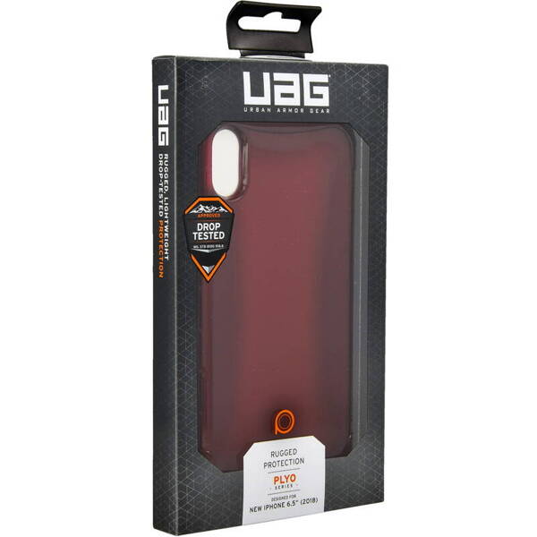 ETUI UAG PLYO IPHONE XS MAX - RED TRANSPARENT