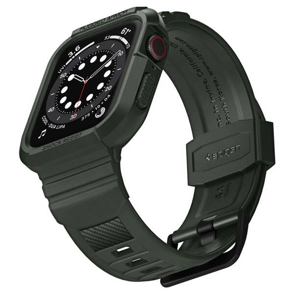 ETUI Z PASKIEM DO APPLE WATCH 45 MM / 44 MM SPIGEN RUGGED ARMOR PRO ZIELONE