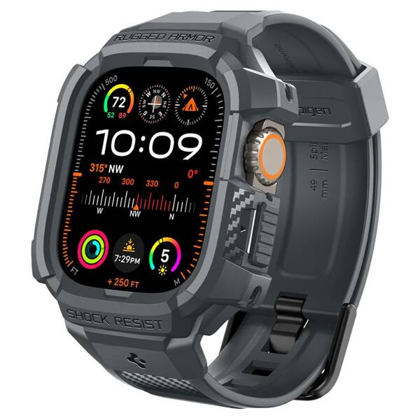 ETUI Z PASKIEM do APPLE WATCH ULTRA 2 1 49mm SPIGEN RUGGED ARMOR PRO