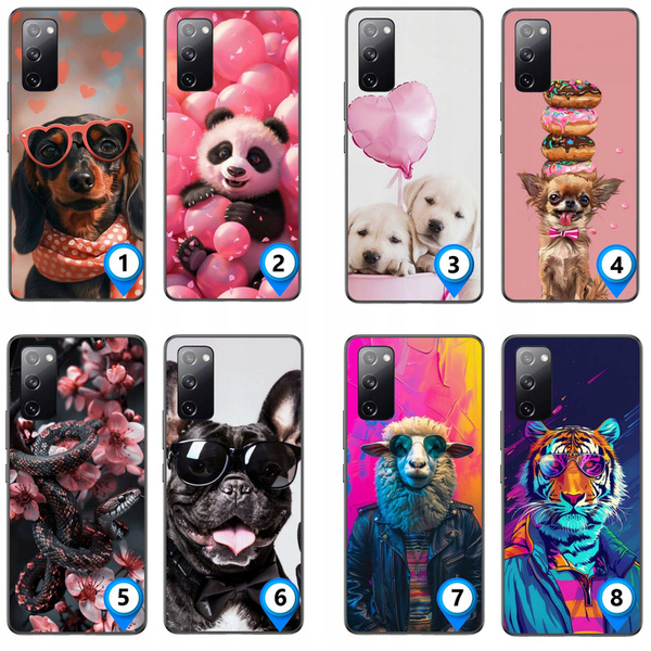 ETUI ZWIERZĘTA ANIMALS RÓŻNE WZORY CASE OBUDOWA AKRYL do GALAXY S20 FE