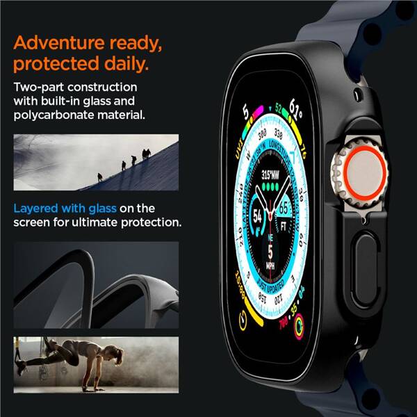 ETUI do APPLE WATCH ULTRA 49 mm SPIGEN THIN FIT 360