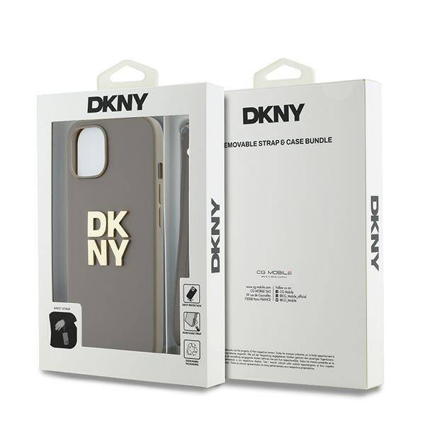 ETUI do IPHONE 13 / 14 / 15 HARDCASE DKNY ZE SMYCZĄ