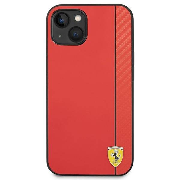 ETUI do IPHONE 14 PLUS / 15 PLUS FERRARI CARBON