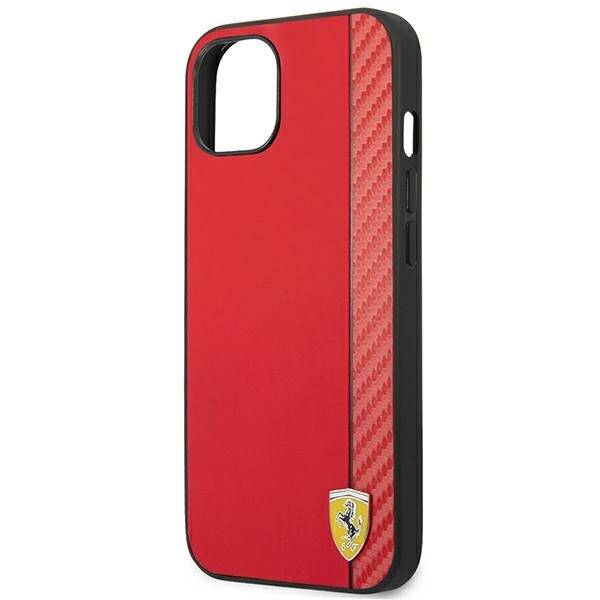 ETUI do IPHONE 14 PLUS / 15 PLUS FERRARI CARBON