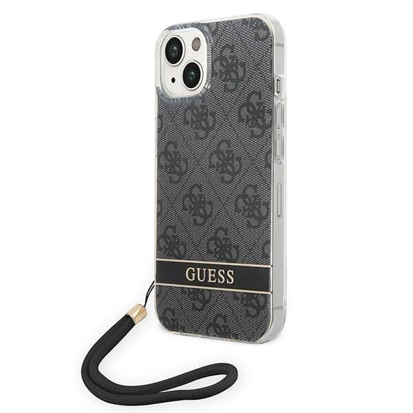 ETUI do IPHONE 14 PLUS / 15 PLUS GUESS CARBON 