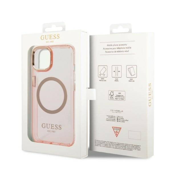 ETUI do IPHONE 14 PLUS / 15 PLUS GUESS MAGSAFE