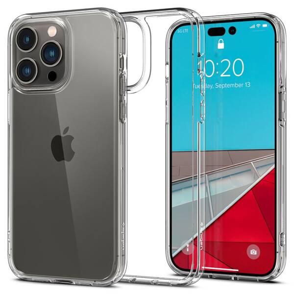 ETUI do IPHONE 14 PRO MAX SPIGEN CRYSTAL HYBRID