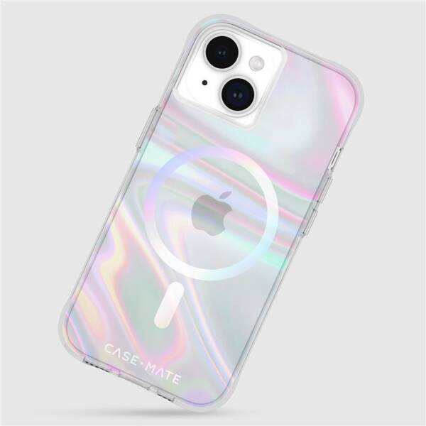 ETUI do IPHONE 15 MATE SOAP BUBBLE MAGSAFE