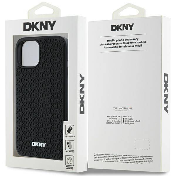 ETUI do IPHONE 15 PLUS HARDCASE DKNY RUBBER