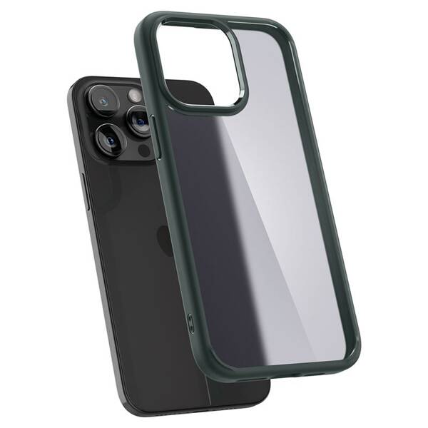 ETUI do IPHONE 15 PRO MAX SPIGEN CRYSTAL HYBRID