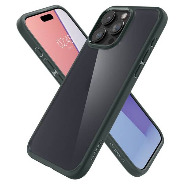 ETUI do IPHONE 15 PRO MAX SPIGEN CRYSTAL HYBRID